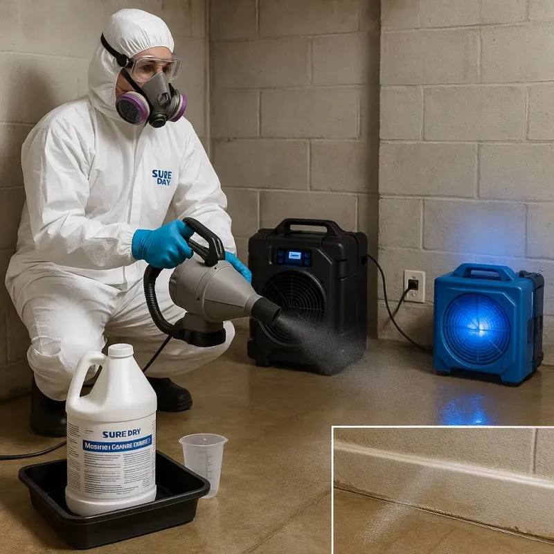 Sanitization and Odor Removal process in New Territory, TX