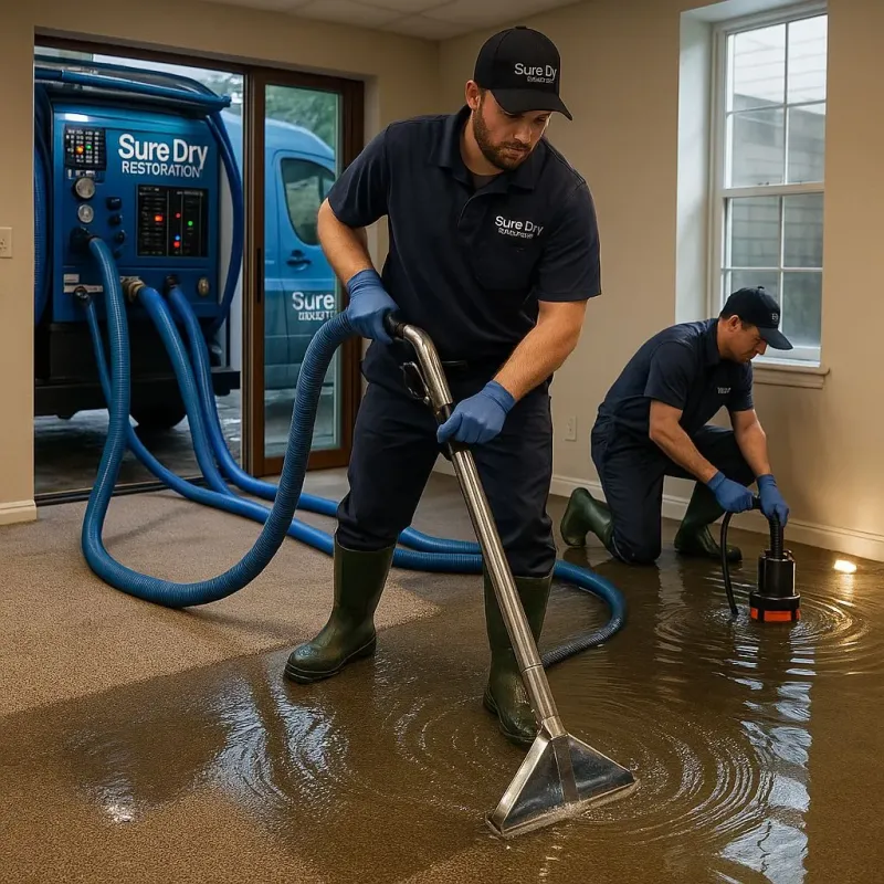 Water Extraction and Removal process in New Territory, TX